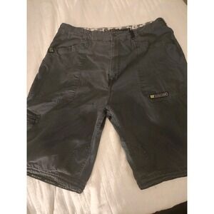 Bugle Boy Cargo Shorts‎ Mens 40 Baggy Y2K Skate Utility Long Charcoal